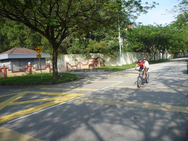 Setting off at Bukit Kiara