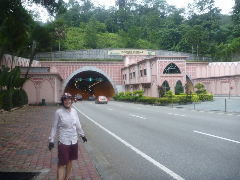 The tunnel where we left the jungle