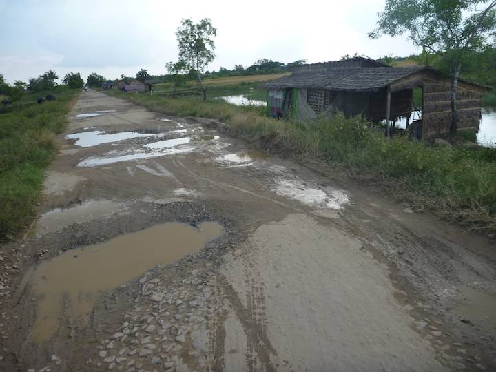 And the road got worse. Luckily his is not the wet season.